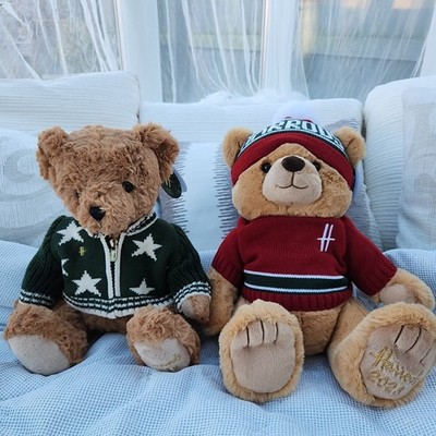 Harrods Weihnachtsbär 2022 Louie & 2023 Ethan - Nagelneu mit Original Etikett
