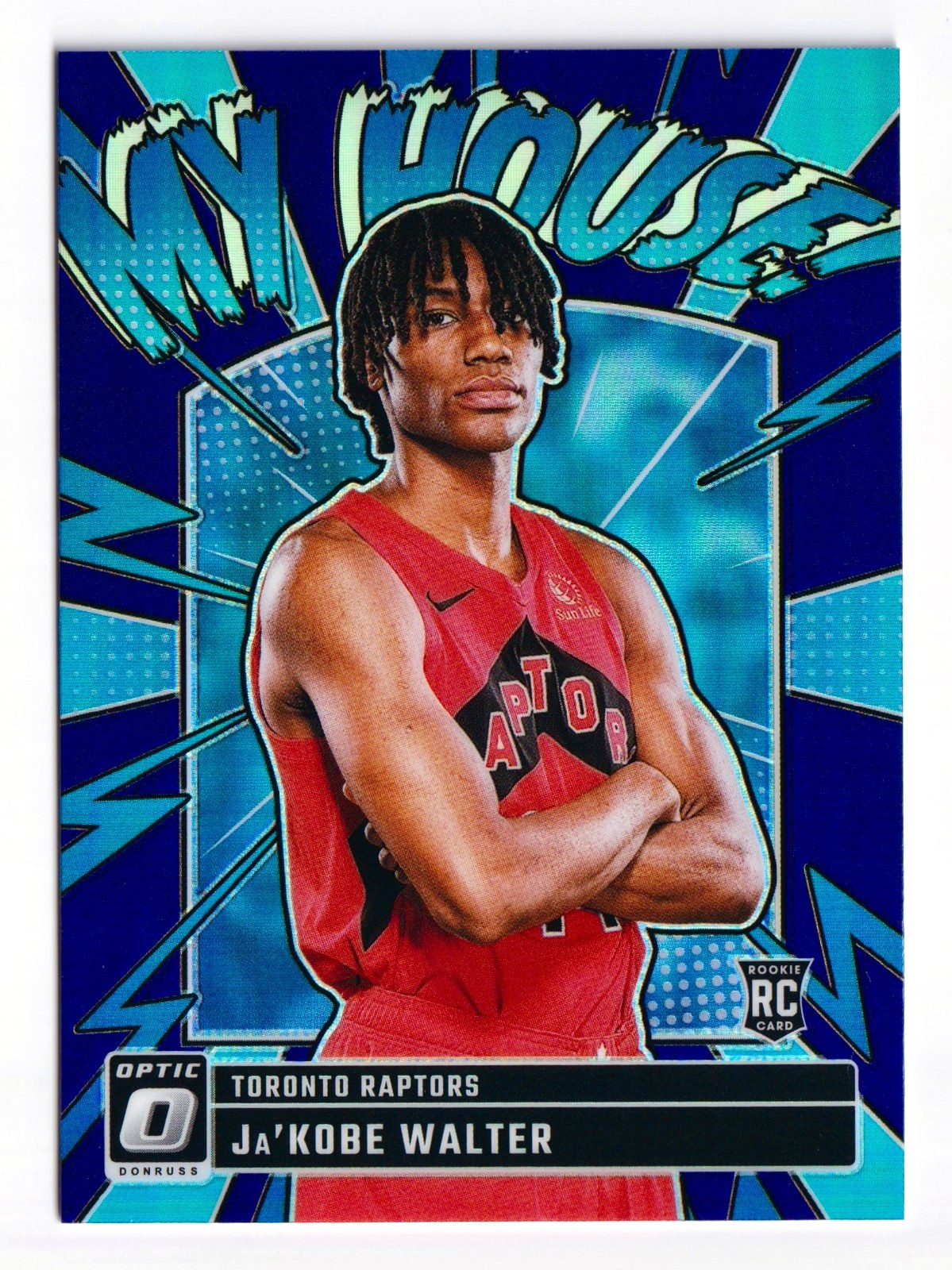 2024-25 Panini Donruss Optic – Ja'Kobe Walter My House Purple Holo #10 RC