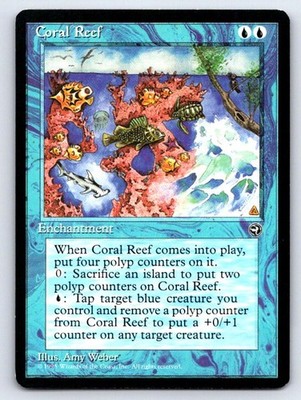 Coral Reef Common Homelands Magic: The Gathering Lightly Played