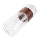 Portable Travel Tumbler Mug Small Glass Bottles Tea Infuser Travel Mug Tea