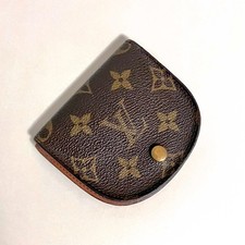 LOUIS VUITTON Porte Monnaie Gousset Monogram Coin Purse Vintage