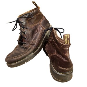 Dr. Martens 11525 Brown Leather Moc Toe Chukka Boots Mens 8 Womens 9 AW004 Dr. Martens 11525 Brown Leather Moc Toe Boots Mens Size 12  main image 3