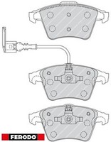 Ferodo FVR1643 Bremsbelagsatz FüR Scheibenbremse Bremsbelagsatz FüR Vw