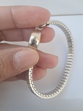 Vintage 1950's 14k Omega Ladymatic self-winding faceted crystal watch Pristine! 6