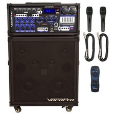 VocoPro Champion-REC Basic 200W 4-Channel Multi-Format Portable PA System...
