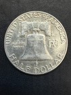 1950  Philadelphia Mint Silver Franklin Half Dollar  lot # 2196 — photo 4