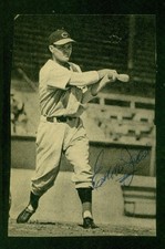 373, Eddie Joost, Original Signed/Autograph, 1940's Mag. Article, Reds 