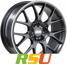 BBS CH-R schwarz matt 8.5x18" ET47 LK5 112 ML 82 Alufelgen 18 Zoll