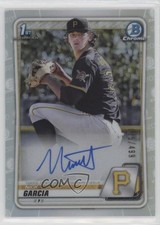 2020 Bowman Draft Chrome Picks Refractor 25/499 Nick Garcia #CDA-NG Auto 0x8e