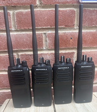 Motorola R2 Portable Handheld Two-Way Radio Walkie Talkies Lot of 4 Black