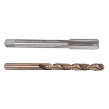 M8 x 0.75 Straight Flute Tap and 7.2mm Drill Bit Set M35 Cobalt HSS