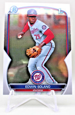2023 Bowman Chrome Prospects - #BCP-169 Edwin Solano Nationals
