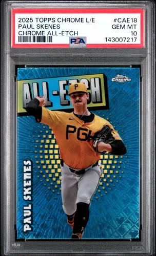 2025 Topps Chrome Logofractor Edition - All-Etch Paul Skenes #CAE-18 PSA 10!!