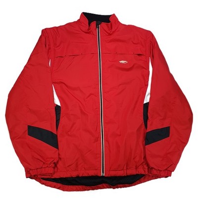 Shamp Windbreaker Jacke Outdoor Herren Casual Größe XL / 56 Rot Schwarz Mesh