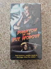 Phantom of the Rue Morgue (VHS, 1994) New Sealed Warner Brothers Home Video EAP