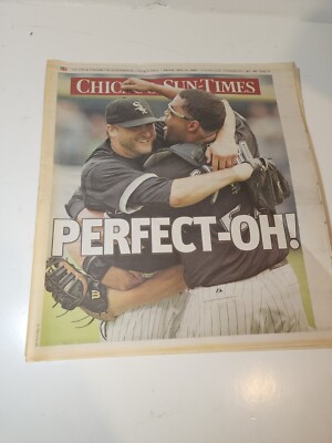 Sun-Times Full Newspaper ''Perfect-OH'' Mark Buehrle Perfect Game 7/24/09 