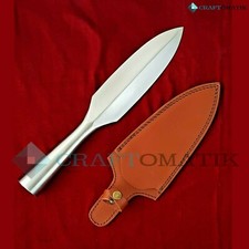 Saufeder Spitze | High Carbon 1045 Jagdspitze | Lanzenspitze | Speerspitze 39 cm