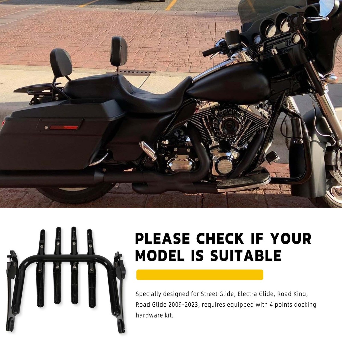 Motorrad-Gepäckträger Für Road King Special FLHRXS 2017 2018 2019 2020