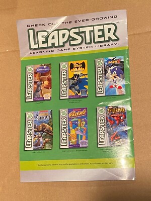 Leapster Disney Pixar Cars Supercharged Parent Guide *Pre Owned