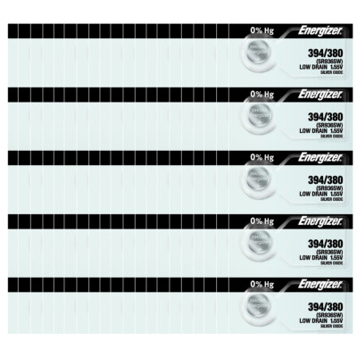 Energizer 394/380 SR936SW Silver Oxide Watch Batteries (100 Pack)