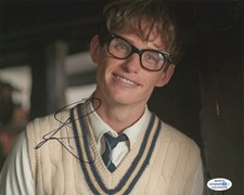 Eddie Redmayne Theory of Everything Autographed Signed 8x10 Photo COA 