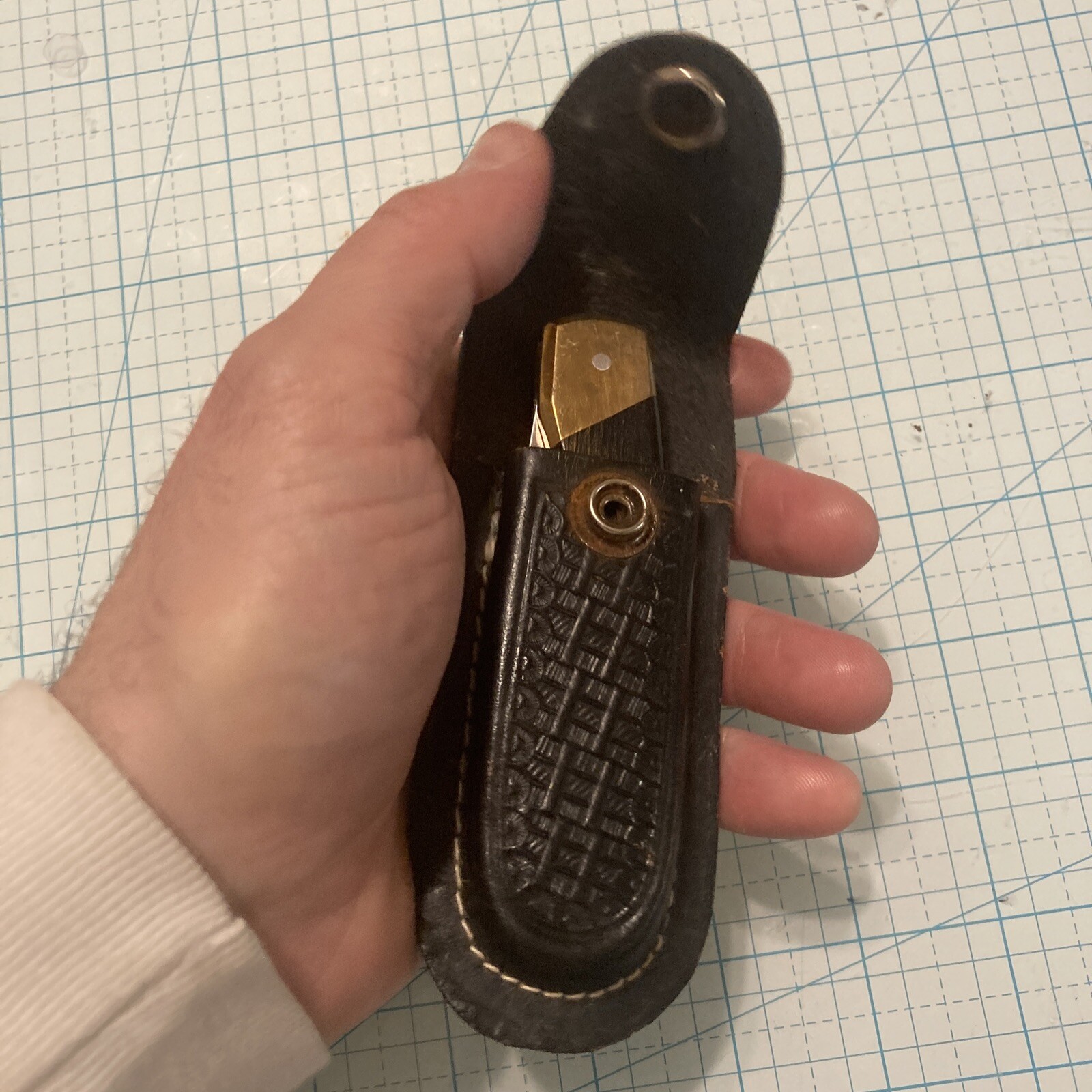 Vintage Bear Hunter LB4 Solingen Stainless 440 Pocket Knife Pakistan w