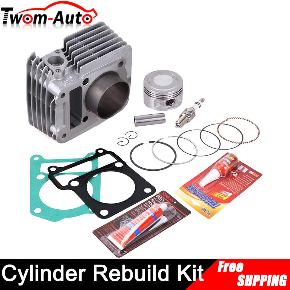 Kit de reconstrução de extremidade superior de anéis de pistão cilindro Big Bore para Yamaha TTR125L 2000-2008 - Imagem 2 de 4