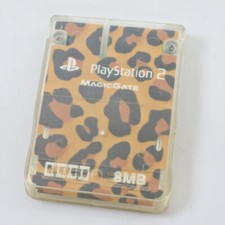 PS2 8MB HORI MEMORY CARD Playstation 2 Leopard Puma 1444