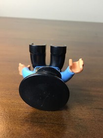 Lego Duplo Police Officer Blue Uniform Hat Tie Mini Figure Replacement Part