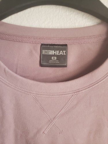 32 Degrees Heat Women's New W/Tag Tunic top Sz M Bust 44" Lavender Soft Stretchy - Picture 7 of 9