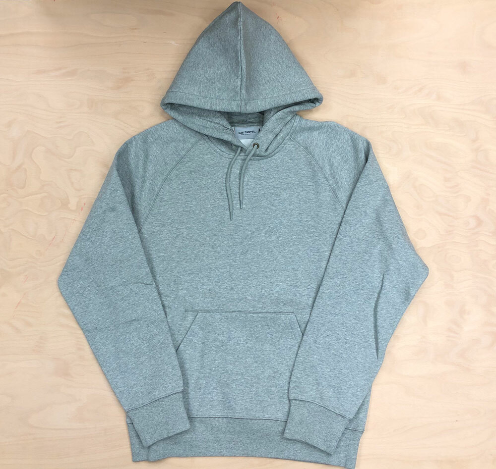 Carhartt Wip Hooded LS Chase 13 oz Sweatshirt Grey Heather