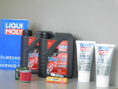 Kit De Revisión Para Kymco Downtown 300 – Aceite, Filtros Y Bujía