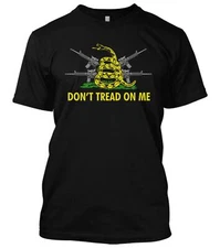 Don't Thread On Me New Men's Shirt 2nd Amendment AR15 Guns Right Molon Labe Tees