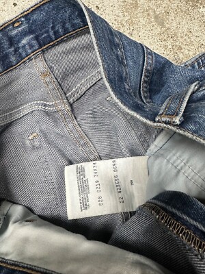Vintage 1999 Levi's 628 02 Orange Tab Denim Pants rare jeans 90s