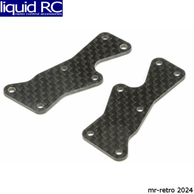Team Losi Racing 344037 Front Arm Inserts Carbon: 8X