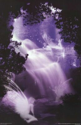 Julie Fain Art ファンタジーアート ENCHANTED SIGHTINGS ~ JULIE FAIN 23x35 FANTASY ART POSTER Fairy