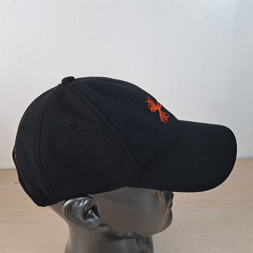 UNDER ARMOUR YOUTH ADJUSTABLE SNAPBACK BASEBALL HAT/CAP, BLACK/ORANGE, SPORT - Picture 4 of 14
