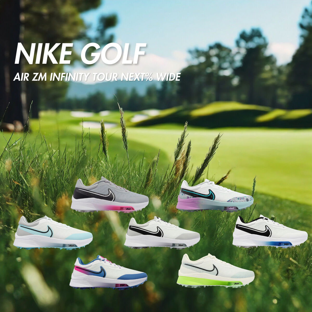 Nike Air ZM Infinity TR NXT% (NRG) Wide Golf Sports Spikes Nike Air ZM Infinity TR NXT% (NRG) Wide Golf Sports Spikes