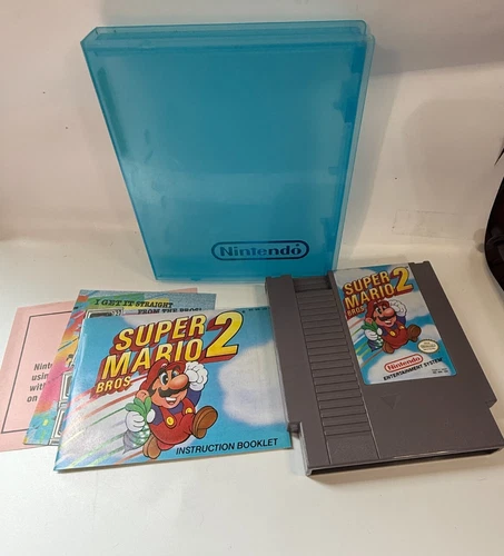 NES Super Mario 2 Nintendo  with Case & Manual