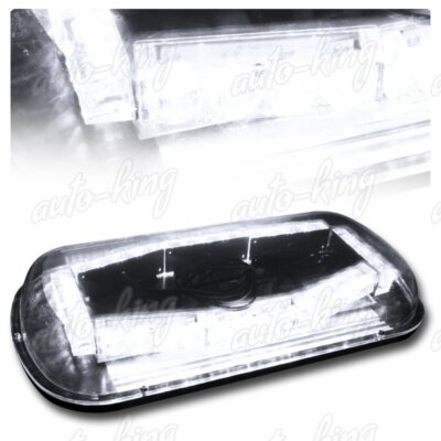 32 LED WHITE CAR TRUCK EMERGENCY ROOF TOP HAZARD WARNING FLASH STROBE LIGHT KIT