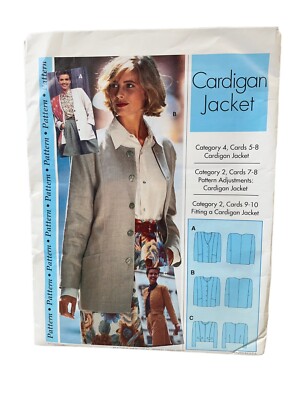 Sewing Pattern Cardigan Jacket Misses Size 4-22