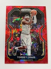 2020-21 Prizm Basketball Red Ice Prizm #7 - Torrey Craig - Denver Nuggets