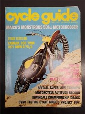 Vtg May 1971 Cycle Guide Magazine Maico 501cc Motocrosser Yamaha 200 1971 Bmw R