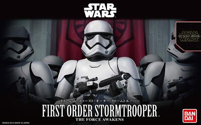 Bandai Star Wars First Order Stormtrooper 1/12 Scale Plastic Model