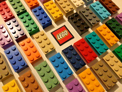 LEGO 2x4 Steine (8er Pack) - Design 3001 Farbe wählbar - PORTOFREI