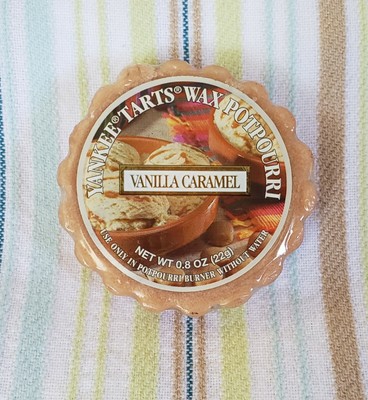 Yankee candle vanilla caramel tart 0.8oz (609032441678)