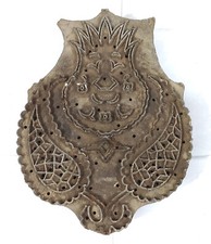 Wooden hand carved Printing Stamp Block for Fabrics Printing ZEFB-548