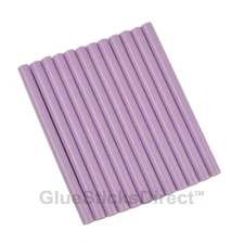 GlueSticksDirect Pastel Violet Colored Glue Sticks Mini X 4" 24 Sticks