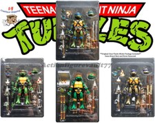 SUPER 7 Ninja Turtles Ultimates LEONARDO Raphael MICHELANGELO Donatello  NO BOX