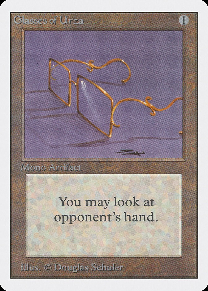 MTG Glasses of Urza Unlimited Magic the Gathering